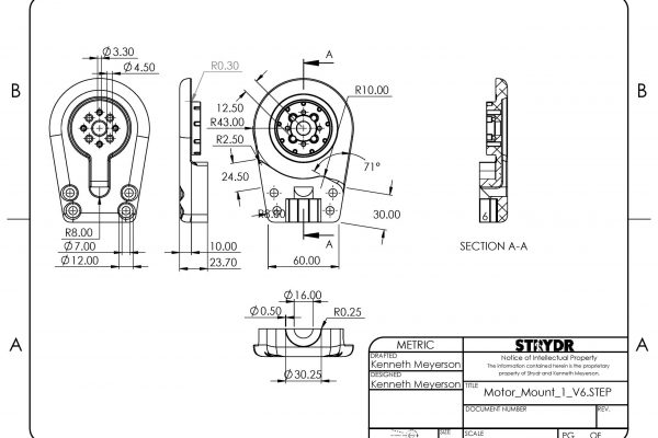 Minimum critical dimensions.