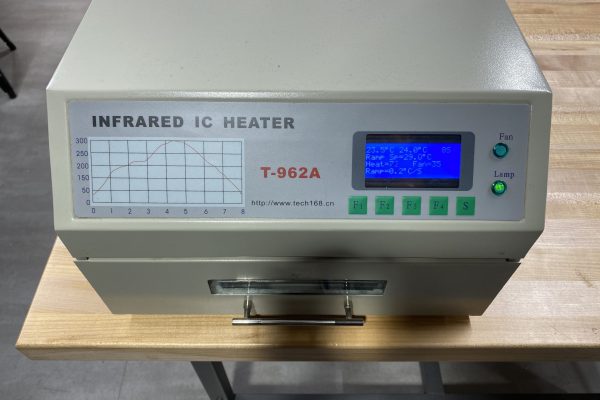 Reviewed the manual for the reflow oven and ensured that the temperatures did not exceed the rotary encoder ICs maximum reflow temperature.